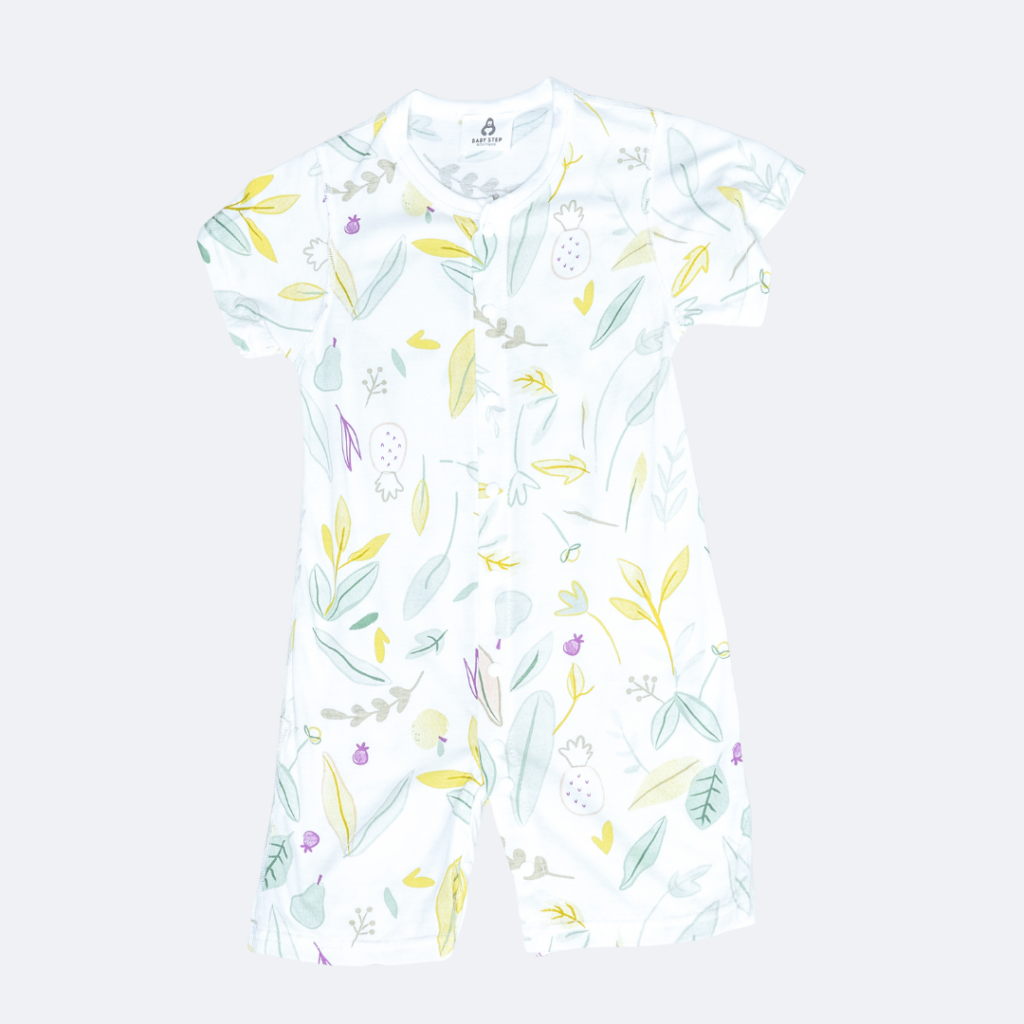 Leafy Delight Romper front design